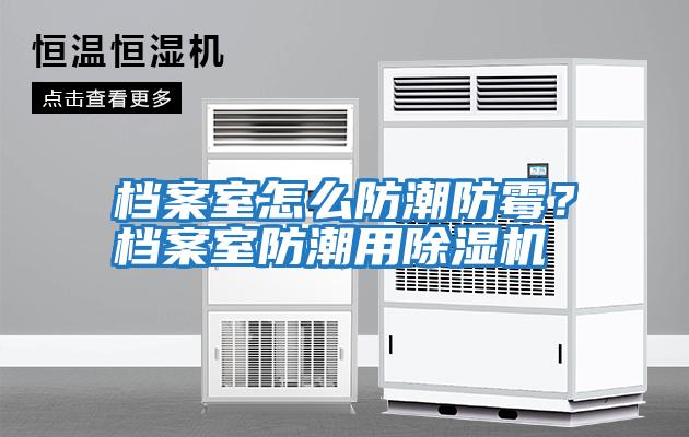 檔案室怎么防潮防霉？檔案室防潮用除濕機