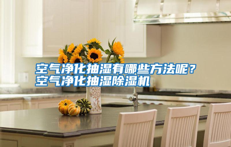 空氣凈化抽濕有哪些方法呢?空氣凈化抽濕除濕機
