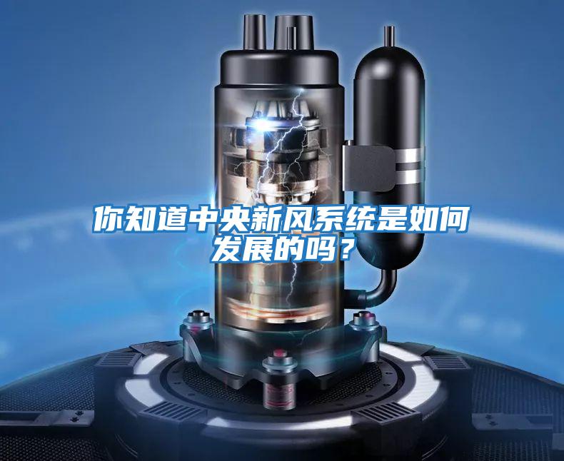 你知道中央新風系統是如何發展的嗎？