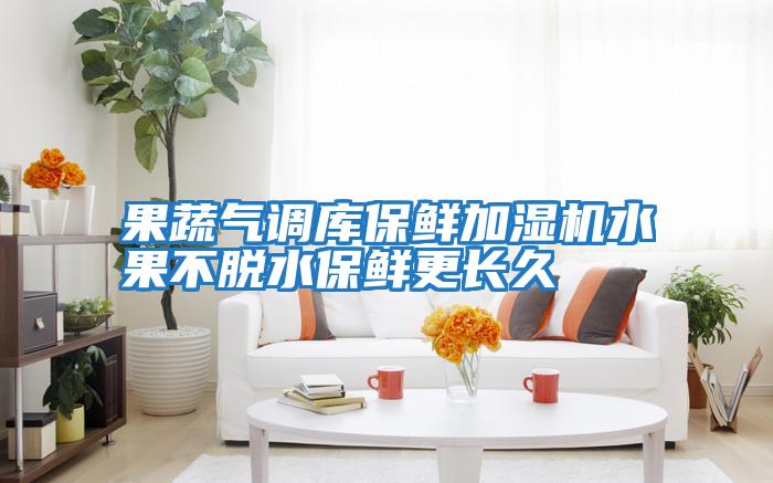 果蔬氣調庫保鮮加濕機水果不脫水保鮮更長久