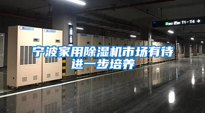 寧波家用除濕機市場有待進一步培養
