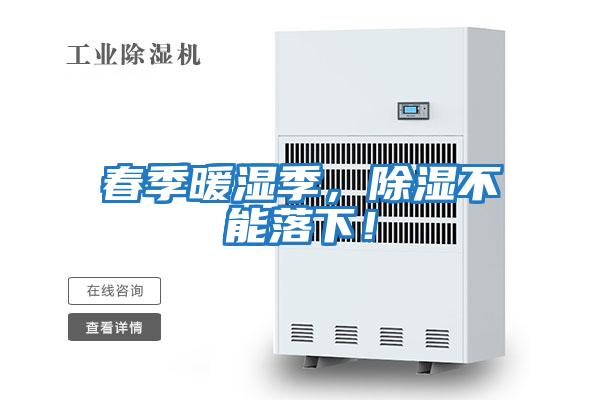 春季暖濕季,除濕不能落下!