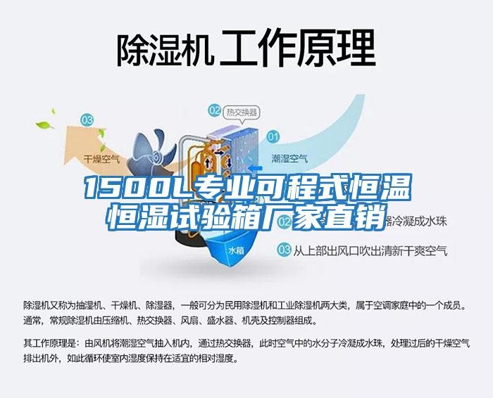 1500L專業可程式恒溫恒濕試驗箱廠家直銷