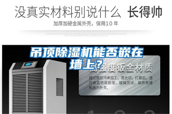 吊頂除濕機(jī)能否嵌在墻上？