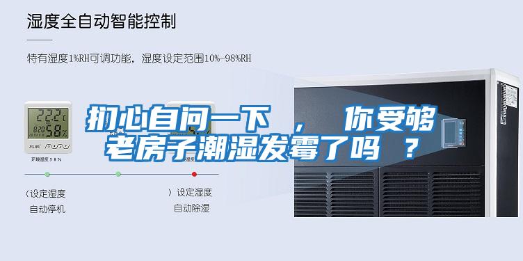 捫心自問一下 , 你受夠老房子潮濕發霉了嗎 ?