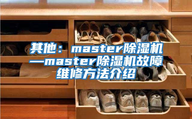 其他:master除濕機(jī)—master除濕機(jī)故障維修方法介紹