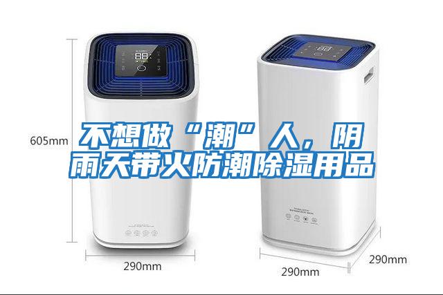 不想做“潮”人，陰雨天帶火防潮除濕用品
