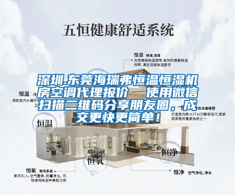 深圳.東莞海瑞弗恒溫恒濕機(jī)房空調(diào)代理報(bào)價(jià)  使用微信掃描二維碼分享朋友圈，成交更快更簡單！