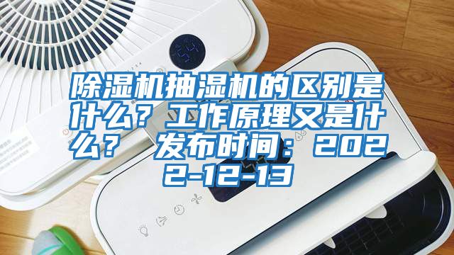 除濕機抽濕機的區別是什么？工作原理又是什么？ 發布時間：2022-12-13