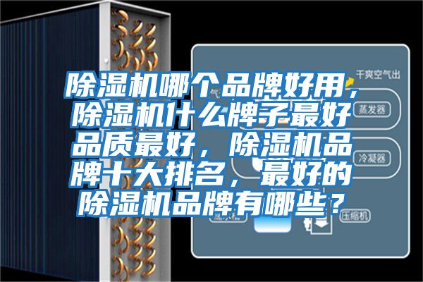 除濕機哪個品牌好用，除濕機什么牌子最好品質最好，除濕機品牌十大排名，最好的除濕機品牌有哪些？