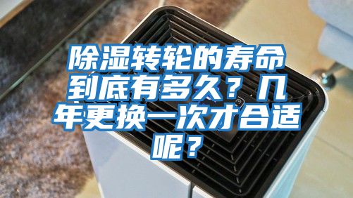 除濕轉輪的壽命到底有多久?幾年更換一次才合適呢?